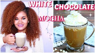 WHITE CHOCOLATE MOCHA  How to Make the Best White Chocolate Mocha Recipe [upl. by Hum627]