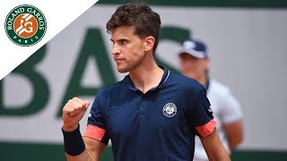 Dominic Thiem vs Stefanos Tsitsipas  Round 2 Highlights I RolandGarros 2018 [upl. by Eelynnhoj]