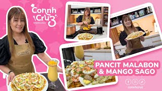 PANCIT MALABON ng tagaMalabon  Mango Sago Recipe  Connh Cruz [upl. by Kreegar]