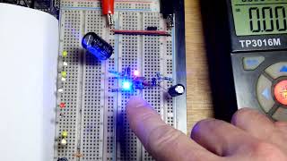 Alternating Bright Dim LEDS 555 Timer Astable [upl. by Niwled]