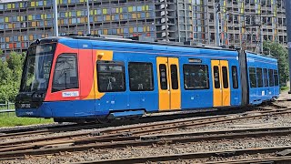 Citylink SheffieldTramTrain 202 From Rotherham Parkgate To Sheffield Railway Station [upl. by Keil920]