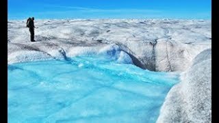 Glacial moulin formation triggered by rapid lake drainage [upl. by Girardi]