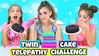 Twin Telepathy Cake Challenge [upl. by Enyrhtak590]