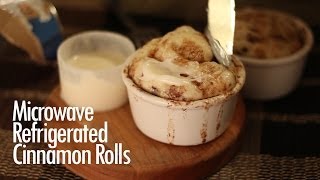 Microwave Refrigerated Cinnamon Rolls [upl. by Htiderem176]