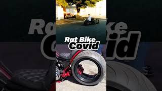 Rat Bike Covid teste 1 Hubless Wheel roda rat bike motorcycle motoclubes harleydavidson [upl. by Enar]