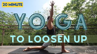 Yoga To Loosen Up  20 Minutes To Get Back On Track [upl. by Dong]