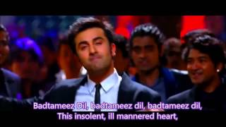 Badtameez Dil Full Song HD Yeh Jawaani Hai Deewani  PRITAM  Ranbir Kapoor Deepika Padukone [upl. by Alakim]