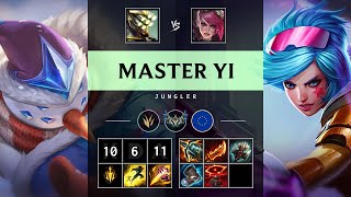 Master Yi Jungle vs Vi Killing spree  EUW Challenger Patch 1423 [upl. by Urias709]