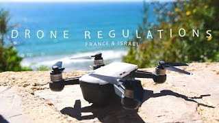 Drone laws in France and Israel  DJI SPARK and MAVIC AIR [upl. by Phelan]