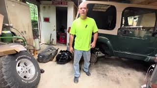 Fuel Tank Skid Plate Installation Jeep Wrangler TJ 97  2006 wNew Straps [upl. by Zsazsa782]