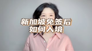 新加坡免签后如何入境？ [upl. by Meares]