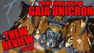 Prime AM19 Gaia Unicron Thews Awesome Transformers Reviews 118 [upl. by Amadas700]