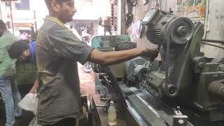 CYLINDRICAL GRINDING ID INTERNATIONAL BEARING WORK 👍grinding lathe mechanic viralvideo [upl. by Ahsinaw766]