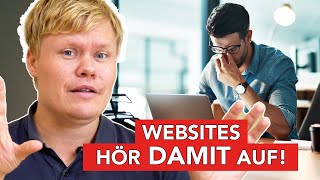 Slider auf Webseiten Nein danke [upl. by Gerrie]