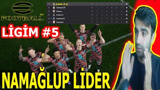 LİGİN NAMAĞLUP TAKIMI BEŞİKTAŞ YIKILDI GOL YAĞMURU  efootball 2025 LİGİM 5 [upl. by Norean837]