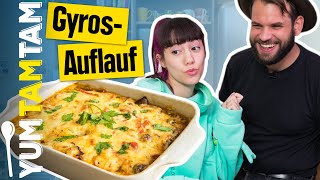 GyrosAuflauf  Mit Champignons amp Paprika  yumtamtam [upl. by Dimond91]