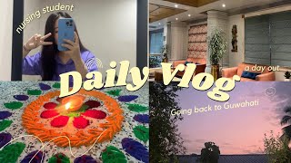 Daily vlog🍃 Life of a Nursing Student💉❤️‍🩹 Going back to Guwahati and more [upl. by Corina180]