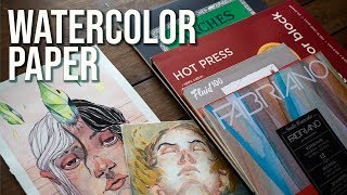 My Favorite and least favorite Watercolor Papers [upl. by Baryram]