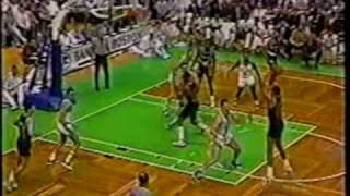 Drazen Petrovic Highlights Portland  Boston Mar7 1990 [upl. by Rimhsak]