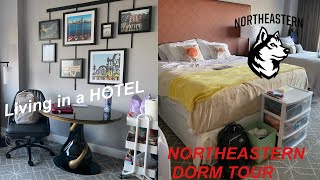 NORTHEASTERN COLLEGE DORM TOUR [upl. by Artima]