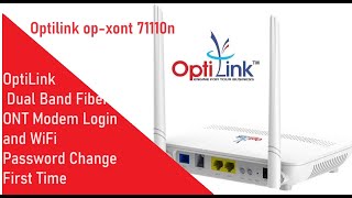 Optilink Dual Band ONT ONU Login and Password change  Optilink ONT  ONU Optilink AC1200 ONT [upl. by Nnylatsirk]