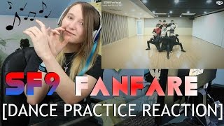 SF9  Fanfare DANCE PRACTICE REACTION [upl. by Ticknor]