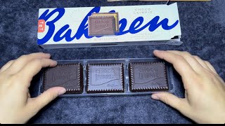 ASMR German Bahlsen Choco Leibniz Chocolate Biscuits [upl. by Notnilk]