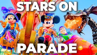 Disneys Stars on Parade  4K MultiCam Disneyland Paris [upl. by Willette976]