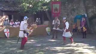 Combattimento con Spade Medioevo in Rocca 250910 [upl. by Elcarim662]