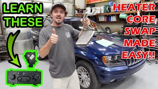 Heater Core Replacement In 60 Minutes Easy Stepbystep Tutorial  Bonus Tips [upl. by Zumstein158]