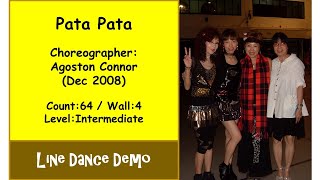 Line Dance Pata Pata  Agoston Connor [upl. by Tsirhc194]