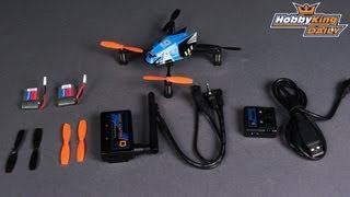 HobbyKing Daily  Q Bot Micro Quadcopter [upl. by Eimirej]