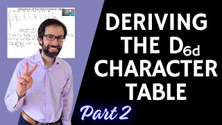 Deriving the D6d Character Table Part 2 out of 4 [upl. by Haskins]