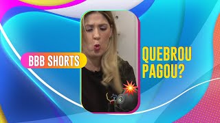 QUEBROU A CÂMERA 😱 ACEITAS PIX  BIG BROTHER BRASIL 22 shorts [upl. by Weir]