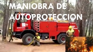 INCENDIOS FORESTALES MANIOBRA DE AUTOPROTECCION [upl. by Eldora470]