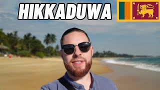 First Impressions of SRI LANKA  Exploring Hikkaduwa Beach 🇱🇰 [upl. by Glynda]