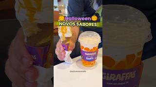 Sorvete e Milkshake NOVOS do Giraffas  Tema Halloween  Sabor Fanta [upl. by Eisserc423]