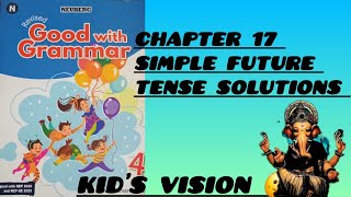 Neuberg Book 4 Chapter 17 Simple Future Tense Solutions  Kids Vision 🙂 [upl. by Ricky]