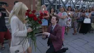 Singing Flashmob  London Bridge Proposal [upl. by Leonie289]