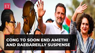 Congress to end Amethi and Raebareilly suspense to announce candidates in next 2430 hours [upl. by Rede861]