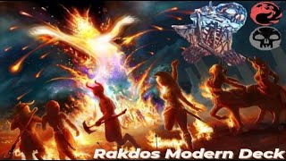 Magic The Gathering  Rakdos Modern Aggro Deck Profile [upl. by Jacinta772]