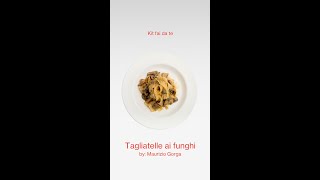 Tagliatelle ai funghi [upl. by Pachton]