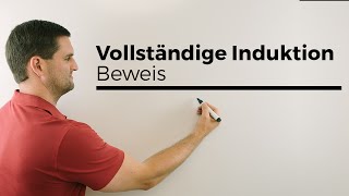 Beweis durch vollständige Induktion Prinzip der vollst Induk mit Beispiel  Mathe by Daniel Jung [upl. by Oz]