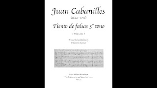 quotTiento de falsas 5Â° tonoquot  Juan Cabanilles 16441712 [upl. by Llerud]