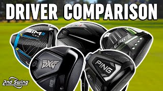 Golf Drivers Comparison  PXG 0211 G425 Max SIM2 Max Epic Max TSi1 [upl. by Cristionna421]