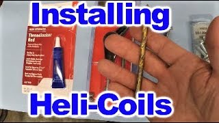 How to repair stripped or cross threaded Bolt using a HeliCoil [upl. by Klein]