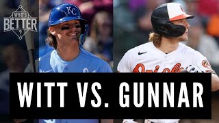 Who’s Better Bobby Witt Jr or Gunnar Henderson [upl. by Server849]