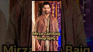 Mirza Zain Baig Biography mirzazainbaig mohabbatrezareza hookdrama fitratdrama [upl. by Graf]