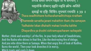 To see in the dream what we think about  Soundarya Lahari Shloka 39 [upl. by Nodarse646]