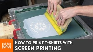 Screen Print Your Own Tshirts  HowTo  I Like To Make Stuff [upl. by Soigroeg677]